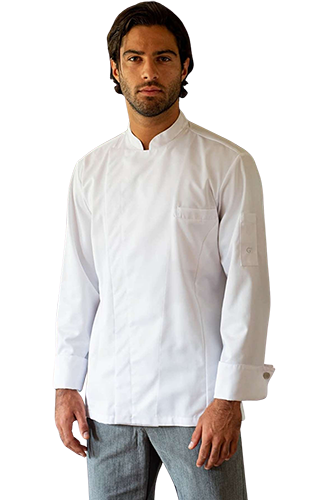 GIACCA CHEF VINCENT GIBLOR'S: giacca chef elegante per ristoranti e catering modello sfiancato molto...
